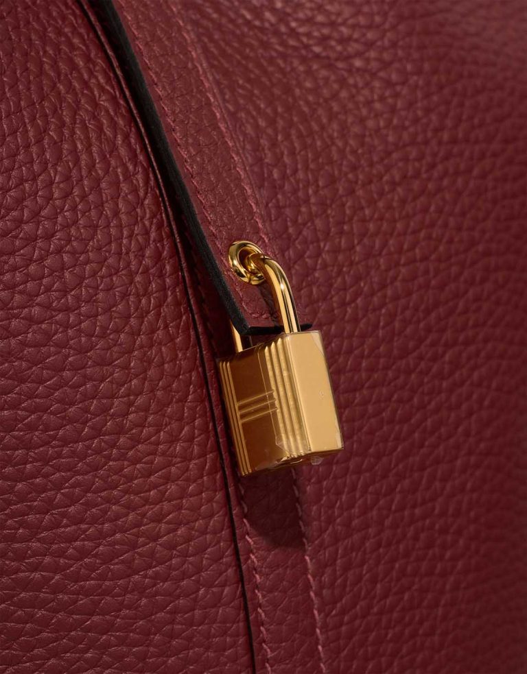 Hermès Picotin 22 Taurillon Clémence Rouge H Closing System | Sell your designer bag