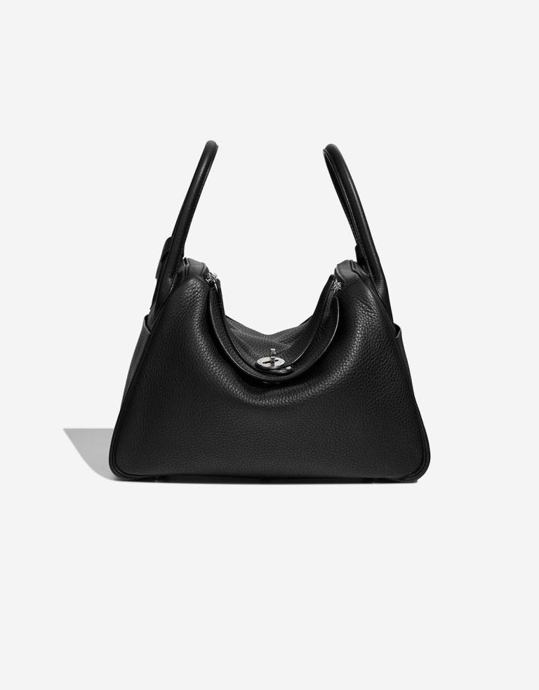 Hermès Lindy 30 Clémence Black Front | Sell your designer bag