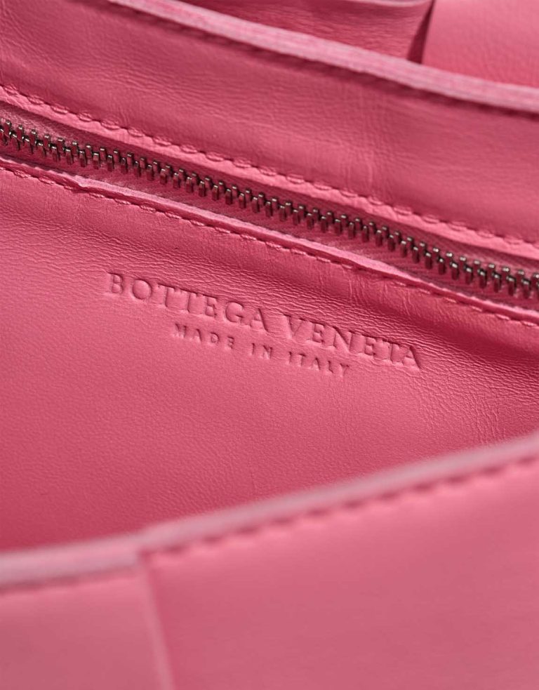 Bottega Veneta Cassette Calf Pink Logo | Sell your designer bag