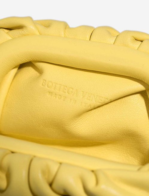 Bottega Veneta Pouch Micro Calf Lime Yellow Logo | Sell your designer bag