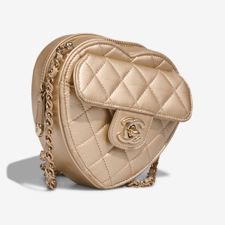 Chanel Timeless Heart Small Lamb Gold | Sell your designer bag