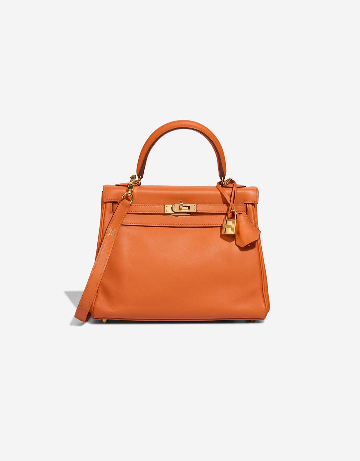 Hermès Kelly 25 Swift Orange H | SACLÀB