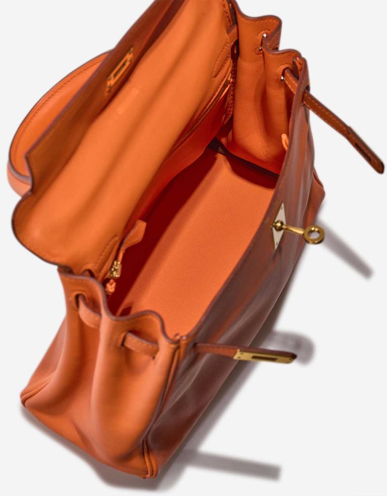 Hermès Kelly 25 Swift Orange H Inside | Sell your designer bag