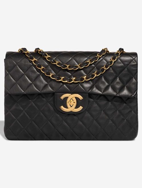 Chanel Timeless Jumbo Lamb Black Front | Sell your designer bag