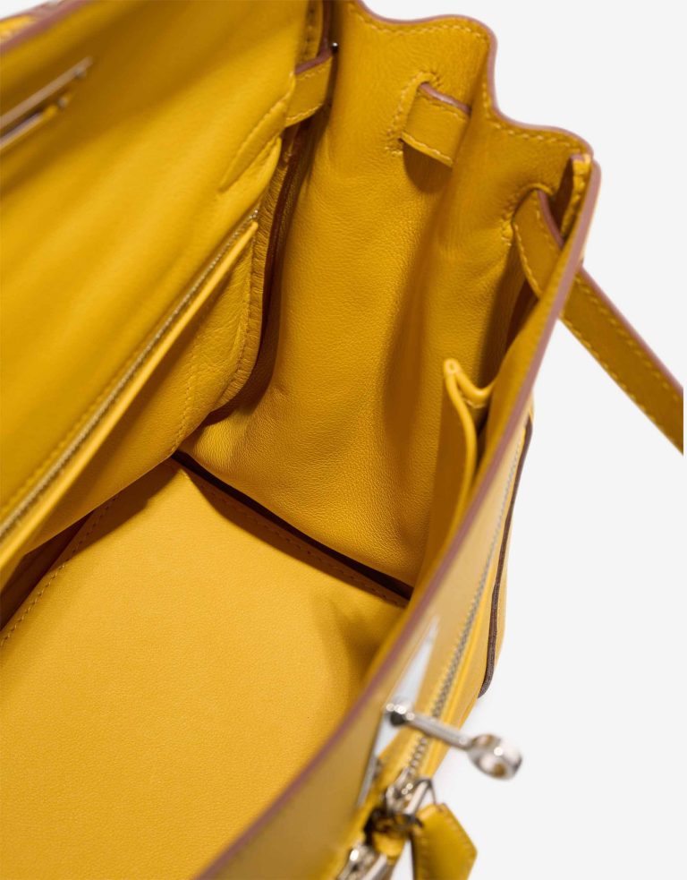 Hermès Kelly Lakis 32 Swift Jaune Ambre Inside | Sell your designer bag
