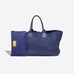 Bottega Veneta Cabat Large Lamb Blue Front | Sell your designer bag