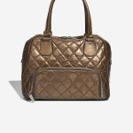 Chanel Bowling Bag Leather Bronze Front | Sell your designer bag