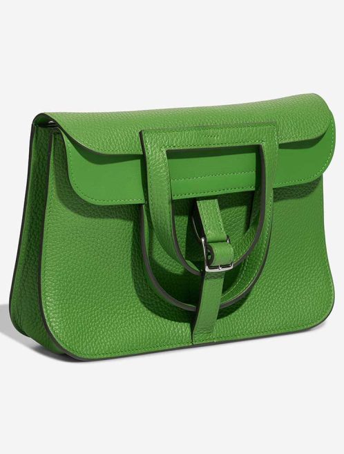 Hermès Halzan 25 Taurillon Clémence Vert Yucca | Sell your designer bag