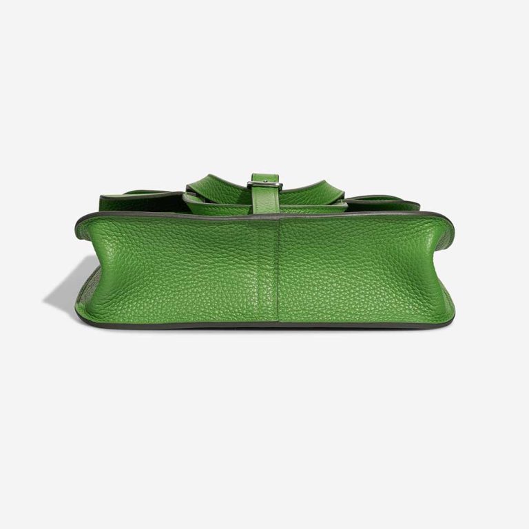 Hermès Halzan 25 Taurillon Clémence Vert Yucca | Sell your designer bag