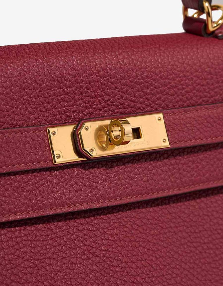 Hermès Kelly 28 Togo Rouge Grenat Closing System | Sell your designer bag