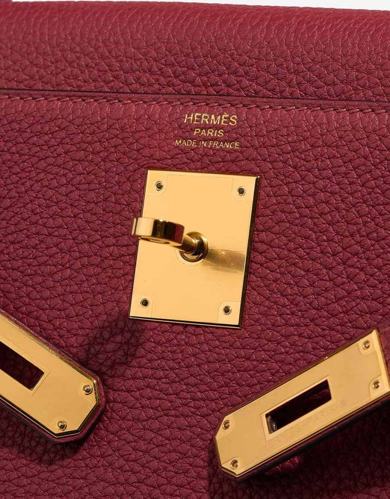 Hermès Kelly 28 Togo Rouge Grenat Logo | Sell your designer bag