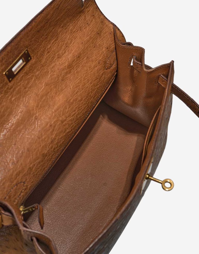 Hermès Kelly 28 Ostrich Gold Inside | Sell your designer bag