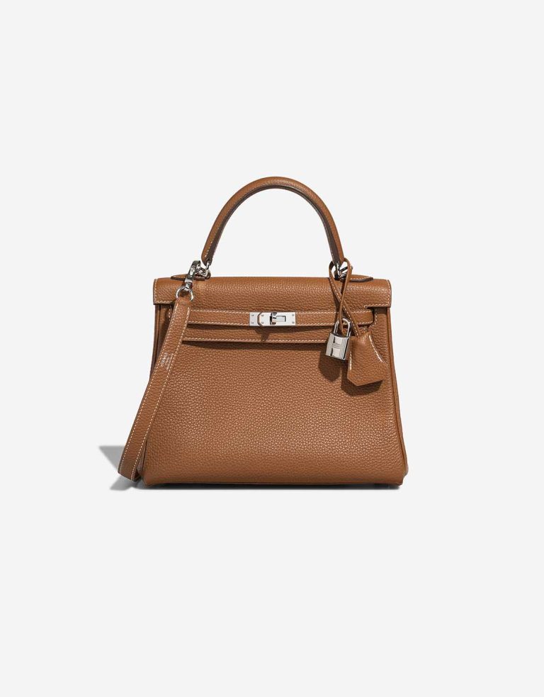 Hermès Kelly 25 Togo Gold Front | Sell your designer bag