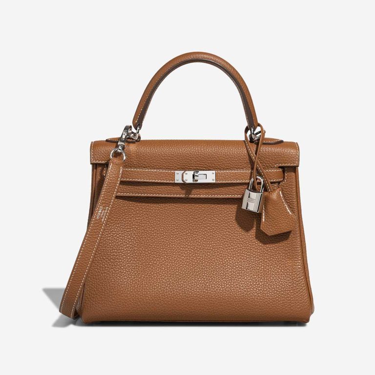 Hermès Kelly 25 Togo Gold Front | Sell your designer bag