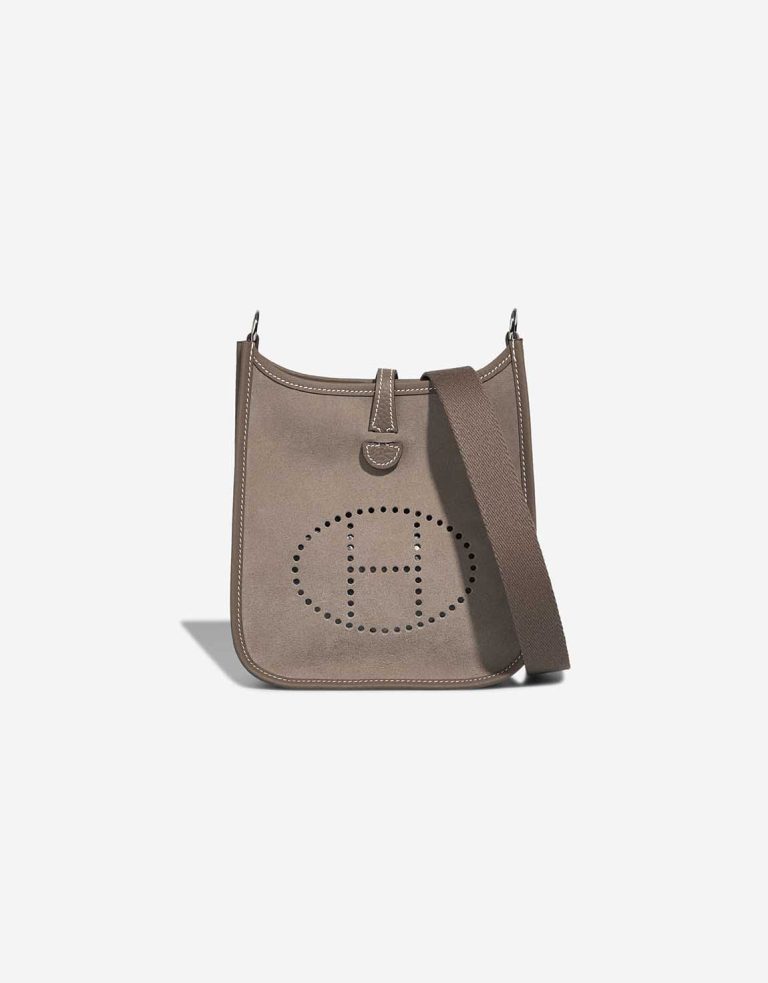 Hermès Evelyne 16 Taurillon Clémence / Doblis Suede Étoupe Front | Sell your designer bag