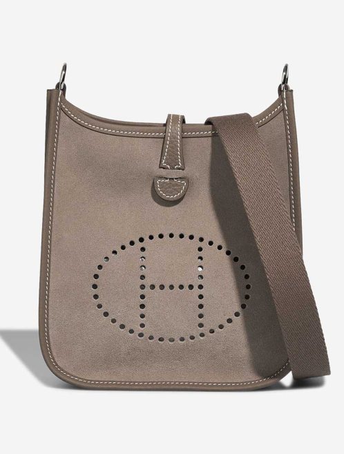 Hermès Evelyne 16 Taurillon Clémence / Doblis Suede Étoupe Front | Sell your designer bag