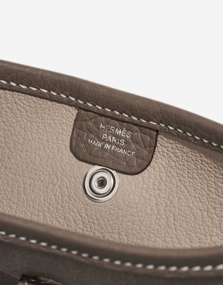 Hermès Evelyne 16 Taurillon Clémence / Doblis Suede Étoupe Logo | Sell your designer bag