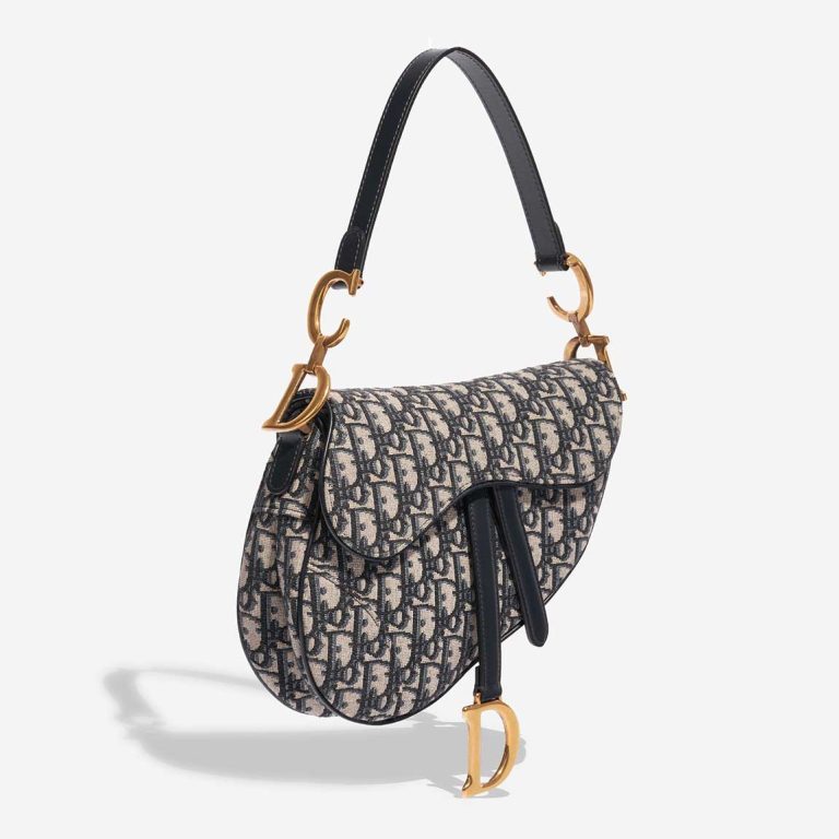Dior Saddle Medium Oblique Jacquard Blue | Sell your designer bag