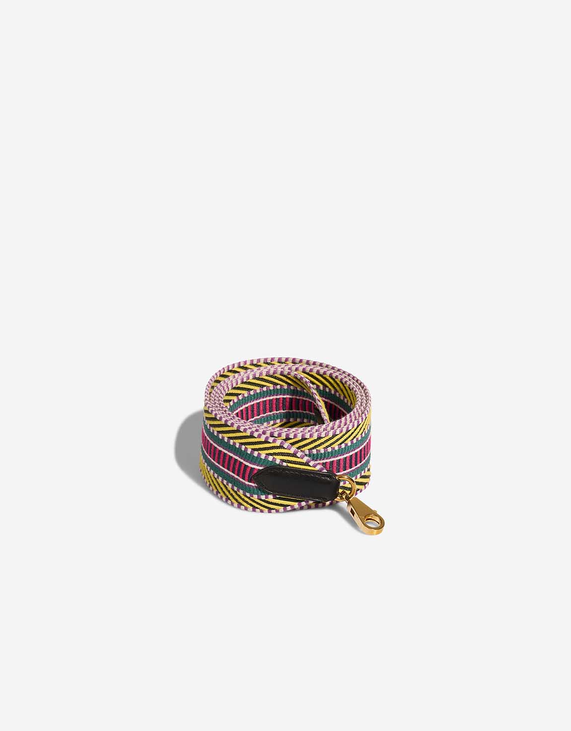Hermès Shoulder Strap Canvas Black / Multicolour | SACLÀB