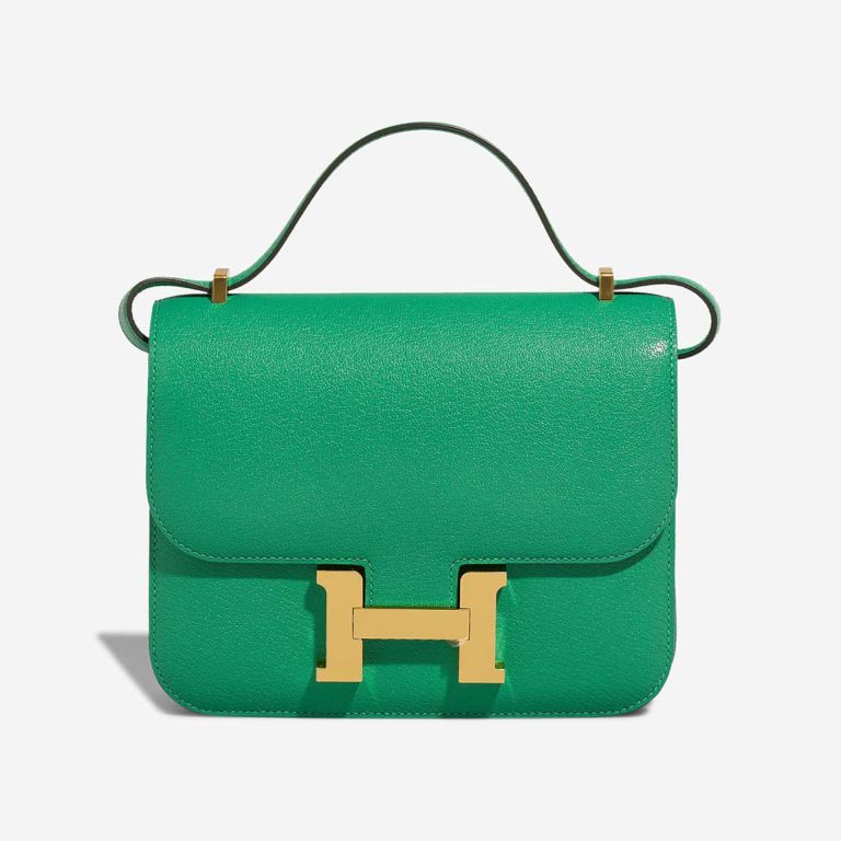 Hermès Constance 18 Chèvre Chamkila Menthe Front | Sell your designer bag
