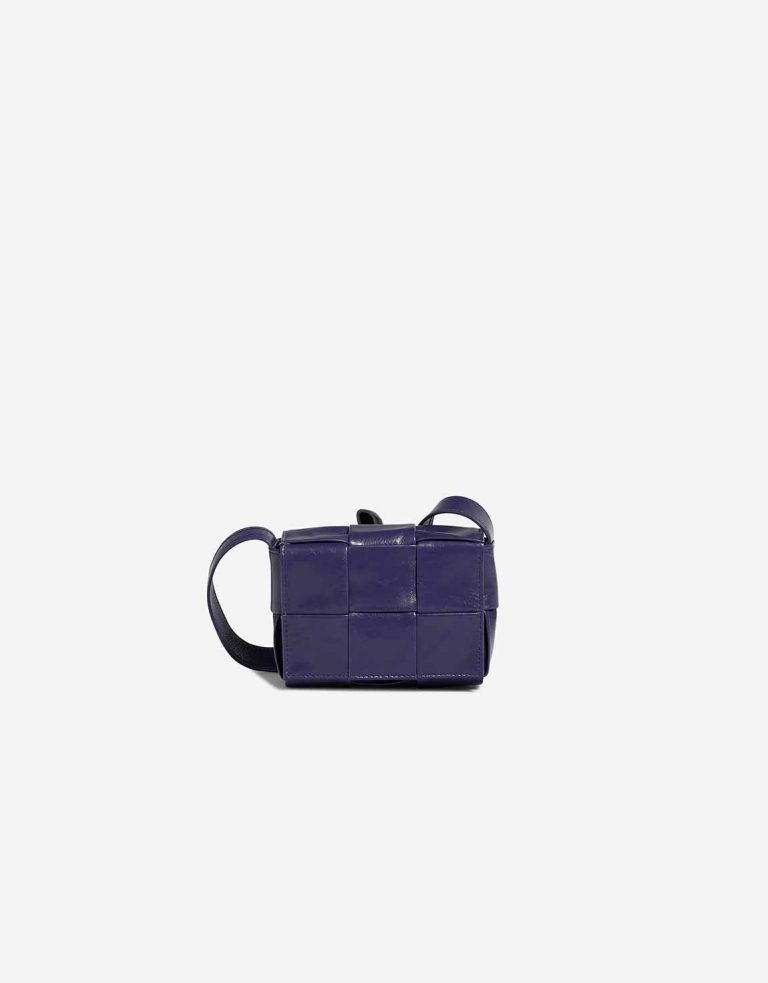 Bottega Veneta Cassette Micro Lamb Dark Blue Front | Sell your designer bag