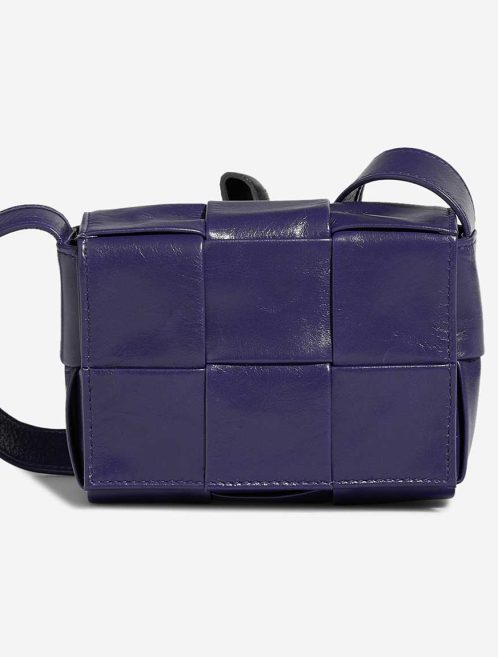 Bottega Veneta Cassette Micro Lamb Dark Blue Front | Sell your designer bag