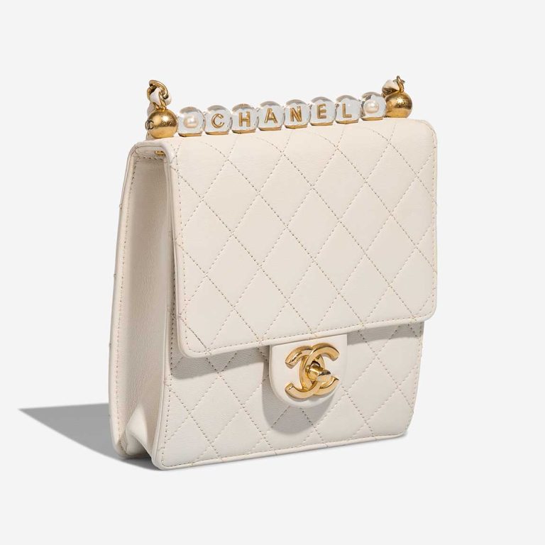 Chanel Timeless Mini Square Lamb White | Sell your designer bag