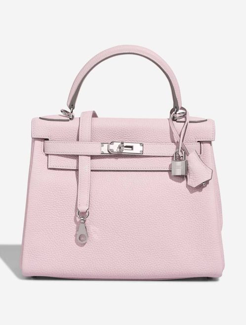 Hermès Kelly 28 Taurillon Clémence Mauve Pâle Front | Sell your designer bag