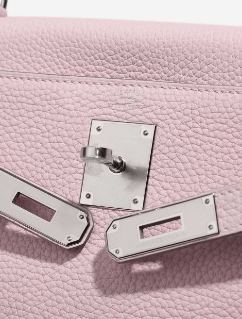 Hermès Kelly 28 Taurillon Clémence Mauve Pâle Logo | Sell your designer bag