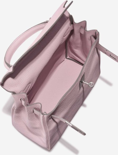 Hermès Kelly 28 Taurillon Clémence Mauve Pâle Inside | Sell your designer bag