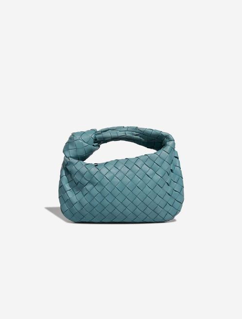 Bottega Veneta Jodie Mini Lamb Turquoise Front | Sell your designer bag
