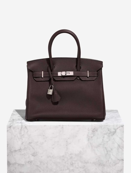 Hermès Birkin 30 Evercolor Verso Ébène / Sésame Front | Sell your designer bag