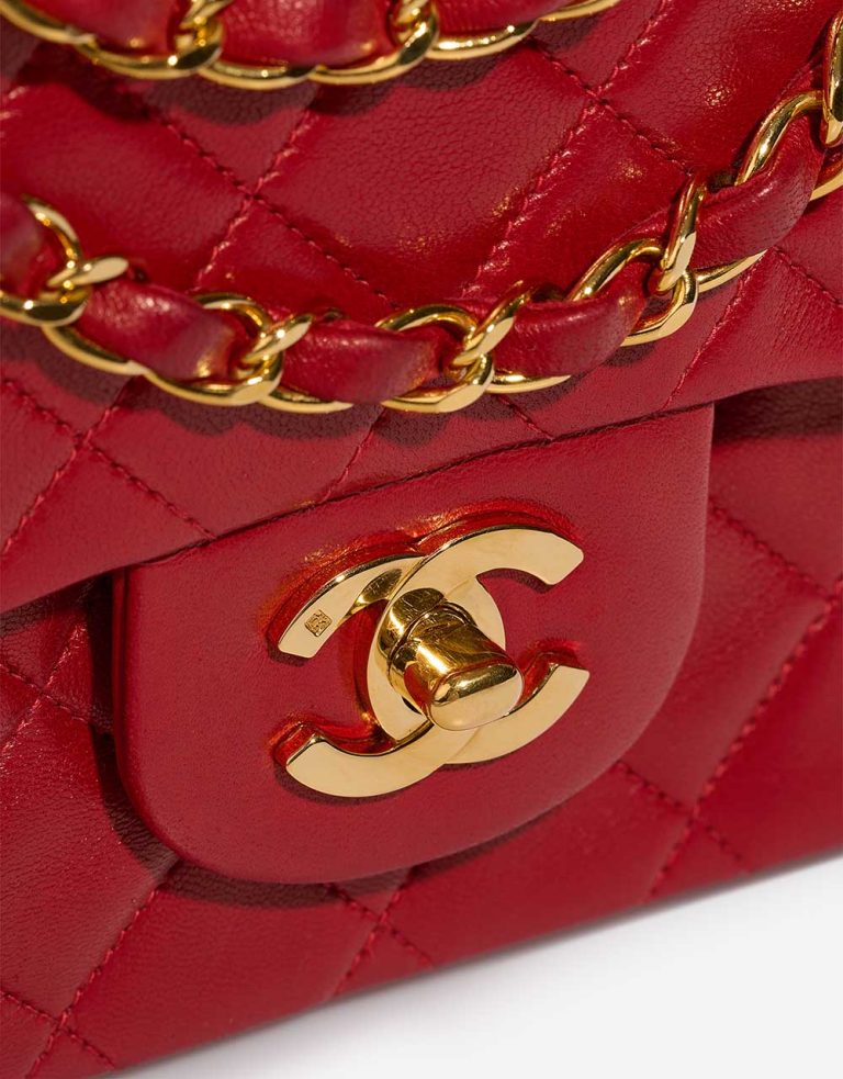Chanel Timeless Small Lamb Red Closing System | Sell your designer bag