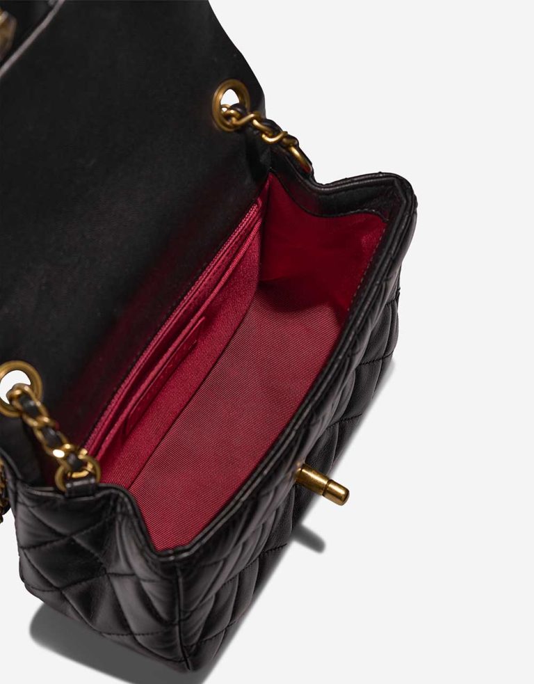 Chanel Timeless Mini Square Lamb Black Inside | Sell your designer bag