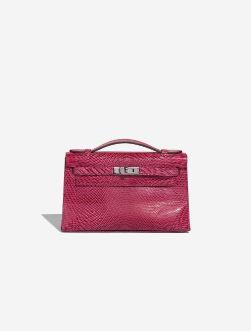 Hermès Kelly Pochette Niloticus Lizard Fuchsia Front | Sell your designer bag