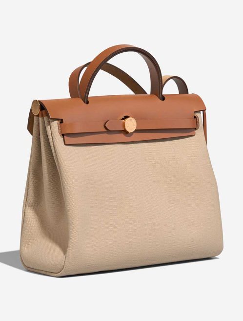 Hermès Herbag 31 Toile / Vache Hunter Béton / Fauve | Sell your designer bag
