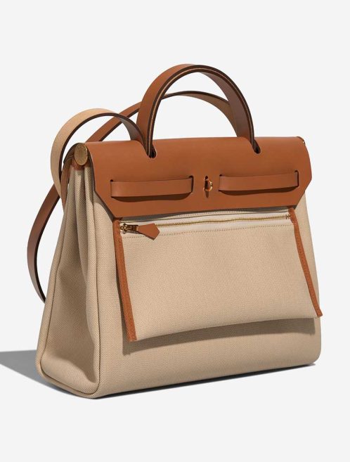 Hermès Herbag 31 Toile / Vache Hunter Béton / Fauve | Sell your designer bag