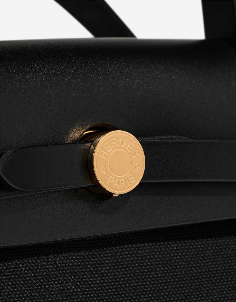 Hermès Herbag 31 Toile / Vache Hunter Black Closing System | Sell your designer bag