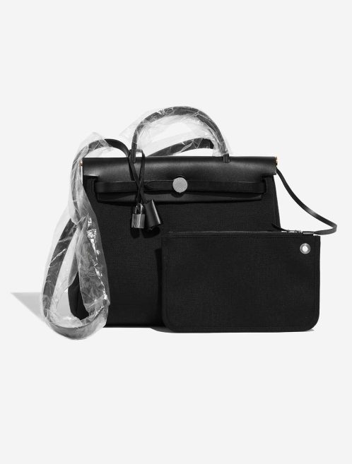 Hermès Herbag 31 Toile / Vache Hunter Black Front | Sell your designer bag