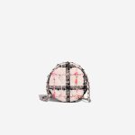 Chanel Round Clutch Medium Tweed White / Black Front | Sell your designer bag