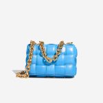 Bottega Veneta Cassette Lamb Light Blue Front | Sell your designer bag