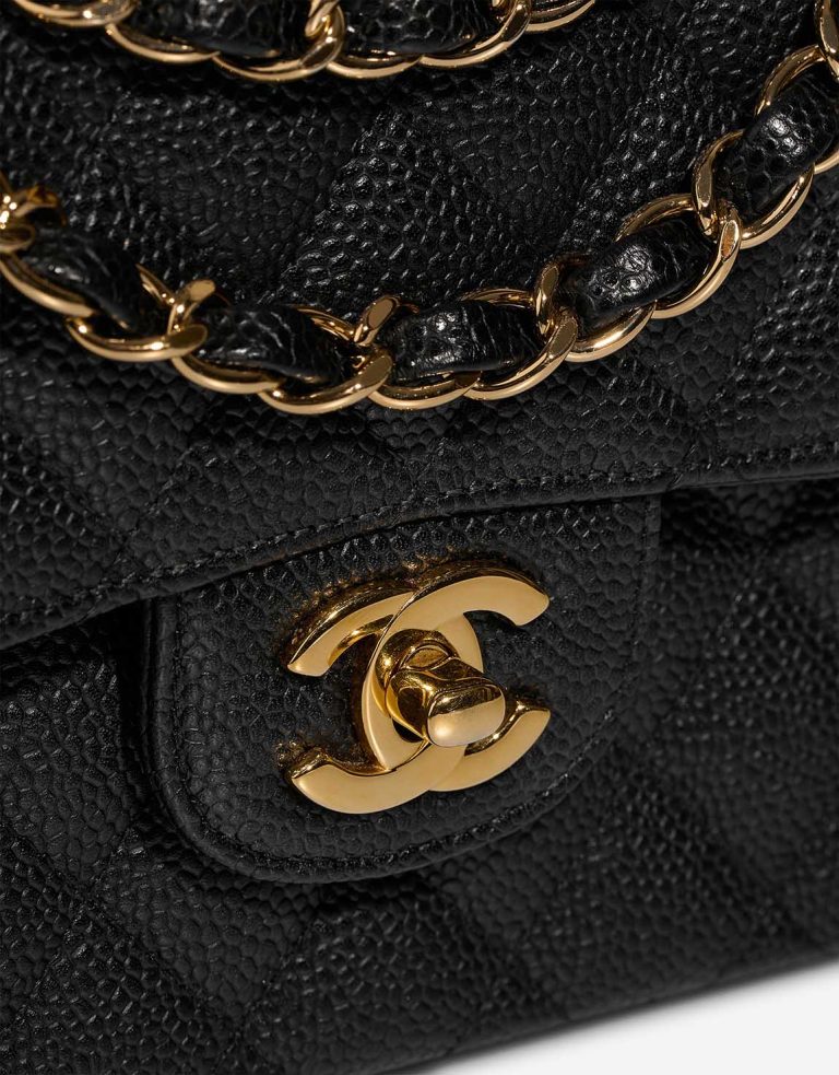 Chanel Timeless Small Caviar Black Closing System | Sell your designer bag