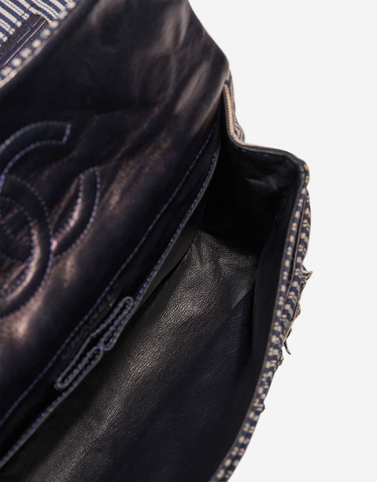 Chanel Timeless Medium Sequins / Denim Dark Blue / Beige Inside | Sell your designer bag