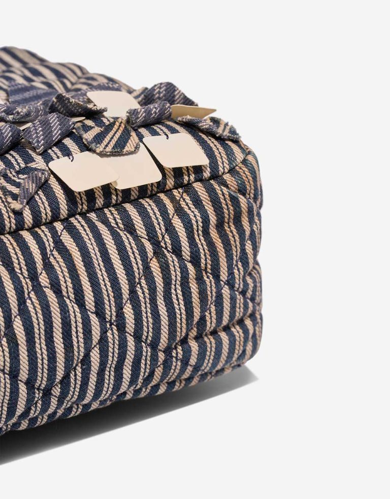 Chanel Timeless Medium Sequins / Denim Dark Blue / Beige Signs of wear | Sell your designer bag