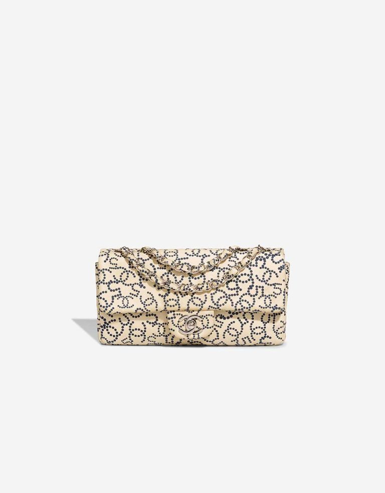 Chanel Timeless Medium Canvas Beige / Black Front | Sell your designer bag