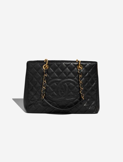 Chanel Shopping Tote GST Caviar Black Front | Sell your designer bag