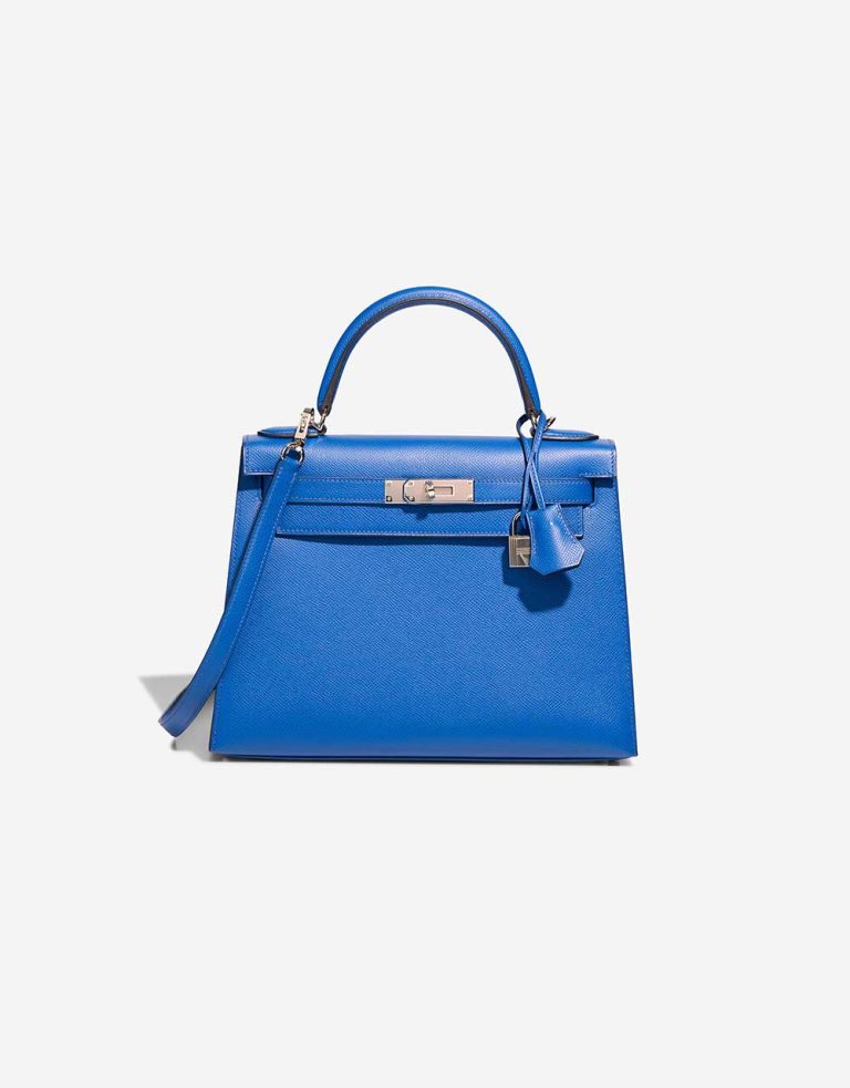 Hermès Kelly 28 Epsom Blue Royal Front | Sell your designer bag
