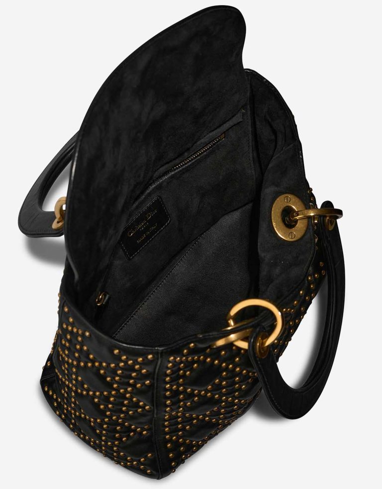 Dior Lady Medium Calf Black Inside | Sell your designer bag