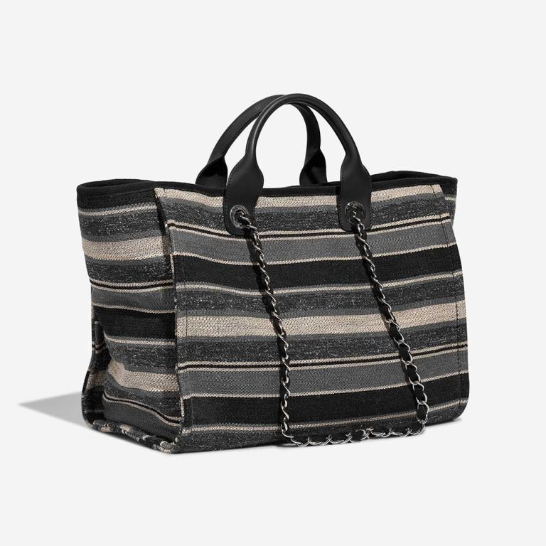 Chanel Deauville Small Canvas Grey / Beige / Black | Sell your designer bag