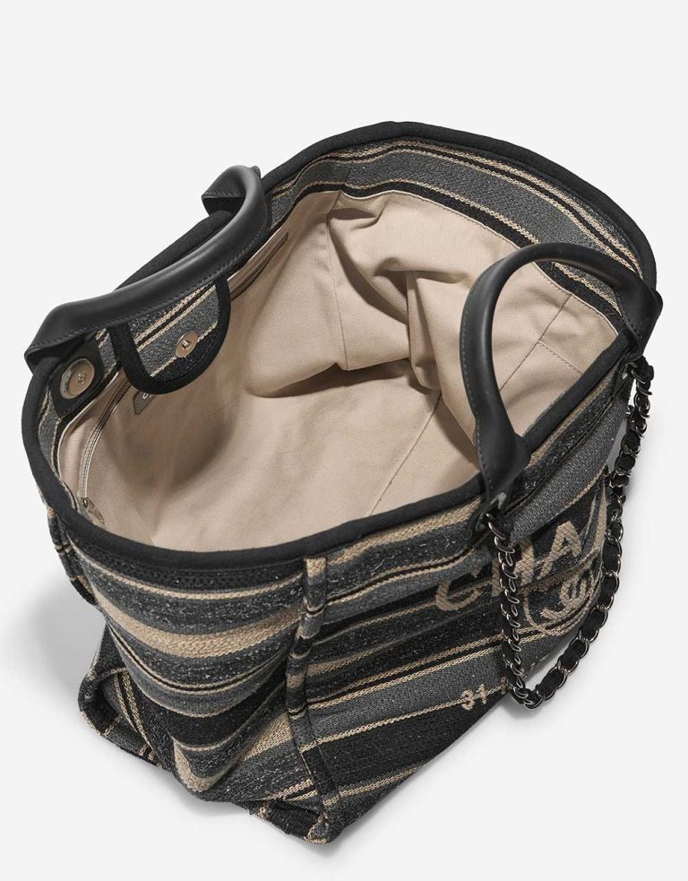 Chanel Deauville Small Canvas Grey / Beige / Black Inside | Sell your designer bag